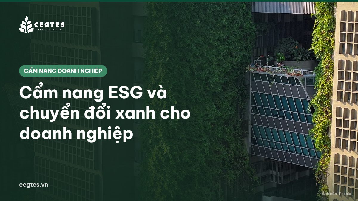 Cẩm nang ESG và chuyển đổi xanh cho doanh nghiệp của CEGTES
